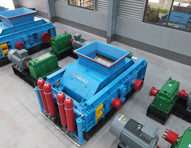 銅礦石對輥破碎機 